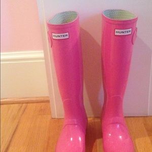 Pink Hunter Boots - image 1